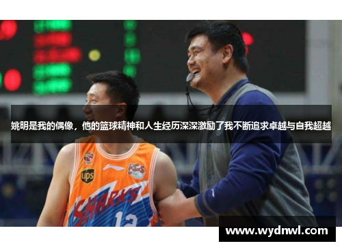 姚明是我的偶像，他的篮球精神和人生经历深深激励了我不断追求卓越与自我超越